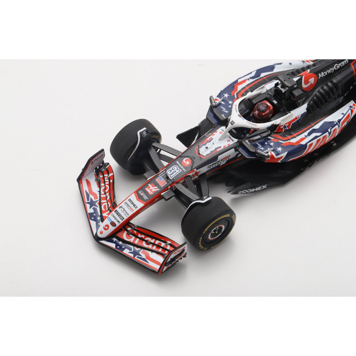 Spark S9646 1:43 - HAAS VF-25 N°31 MoneyGram Haas F1 Team US GP 2025 Esteban Ocon