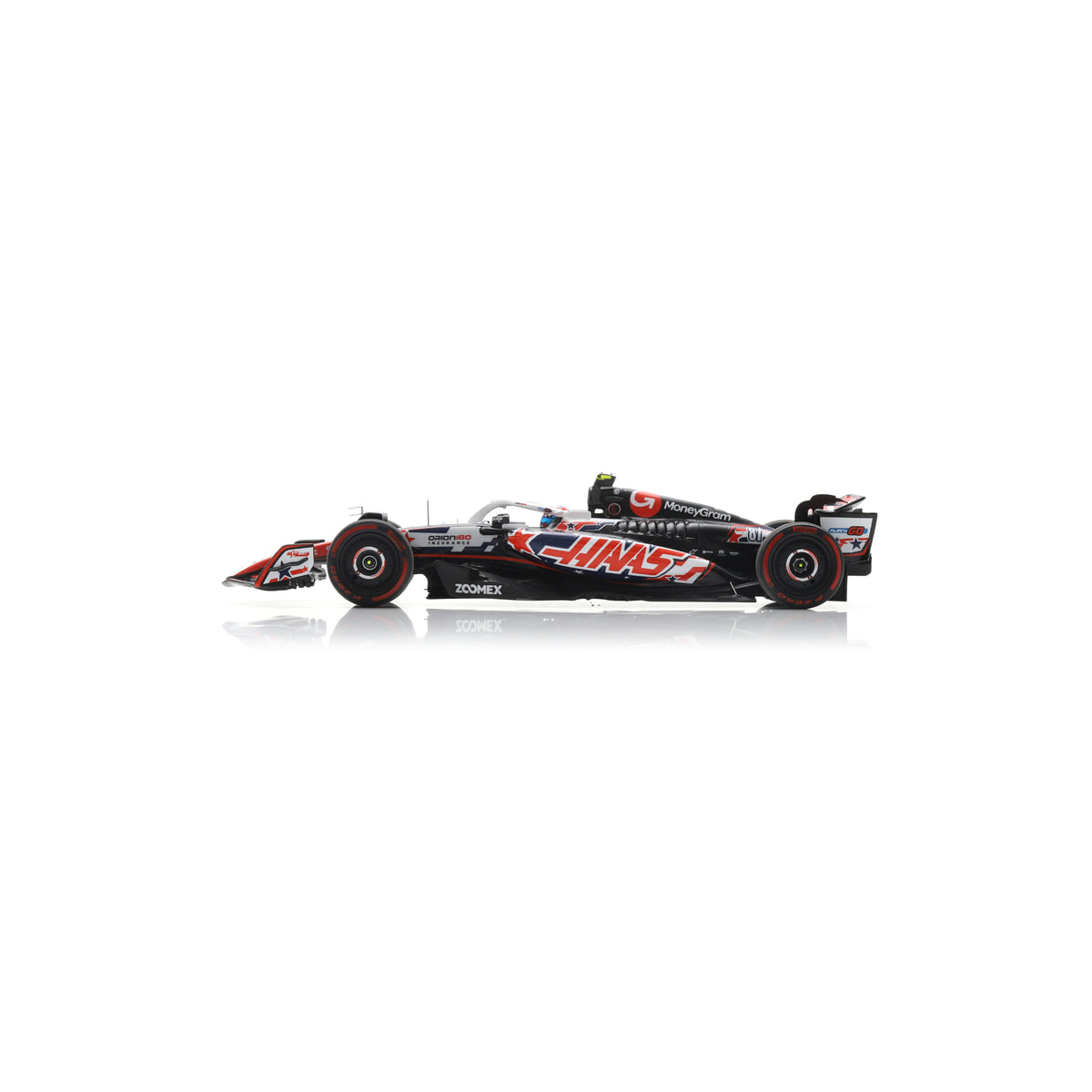 Spark S9647 1:43 - HAAS VF-25 N°87 MoneyGram Haas F1 Team US GP 2025 Oliver Bearman