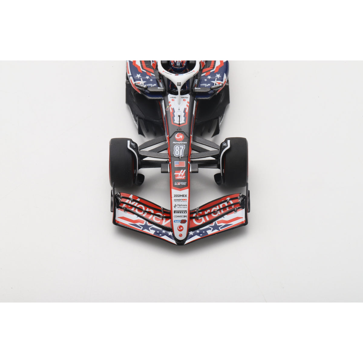 Spark S9647 1:43 - HAAS VF-25 N°87 MoneyGram Haas F1 Team US GP 2025 Oliver Bearman