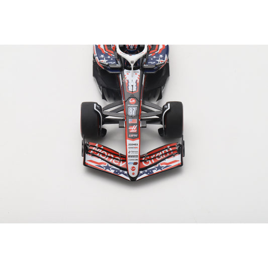 Spark S9647 1:43 - HAAS VF-25 N°87 MoneyGram Haas F1 Team US GP 2025 Oliver Bearman