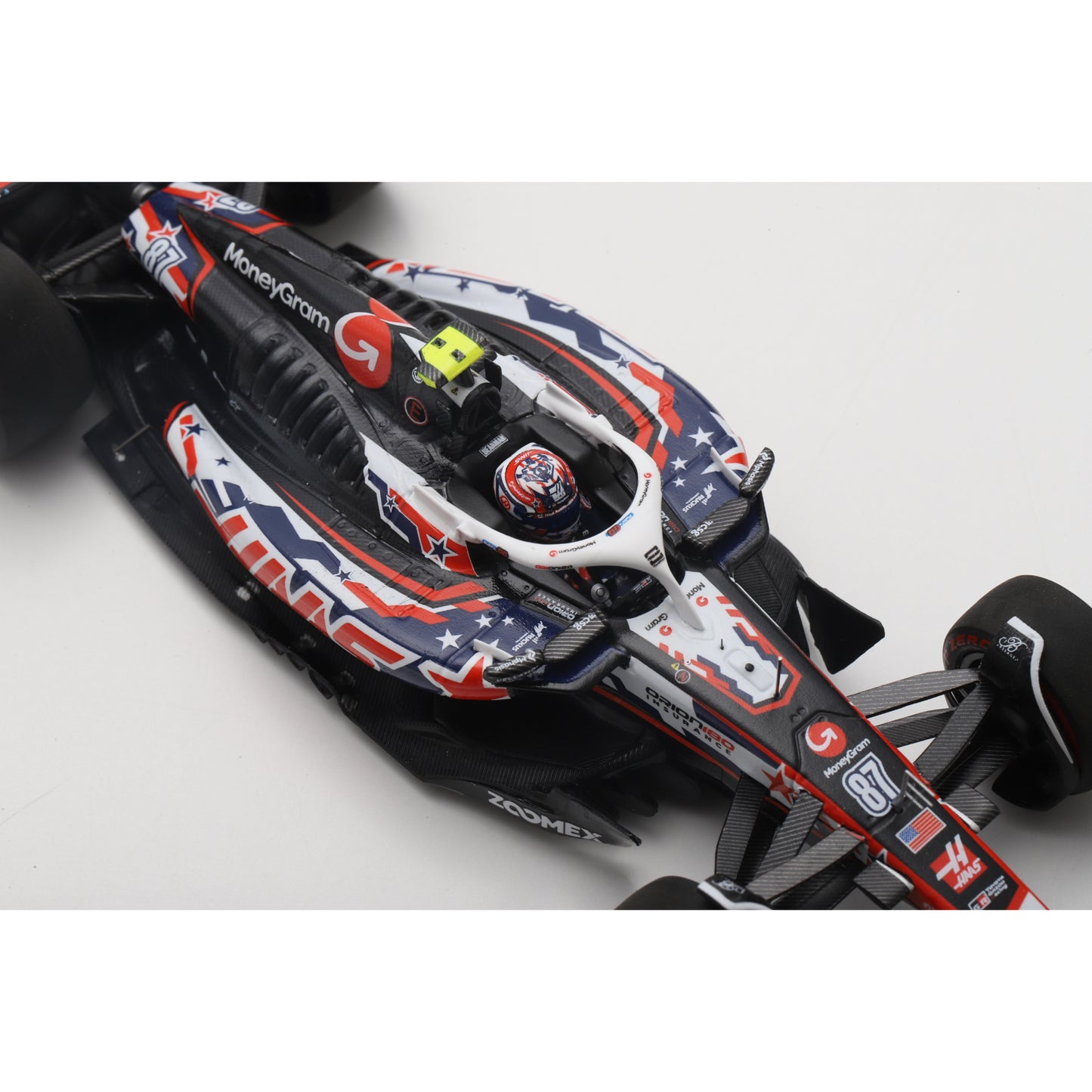Spark S9647 1:43 - HAAS VF-25 N°87 MoneyGram Haas F1 Team US GP 2025 Oliver Bearman