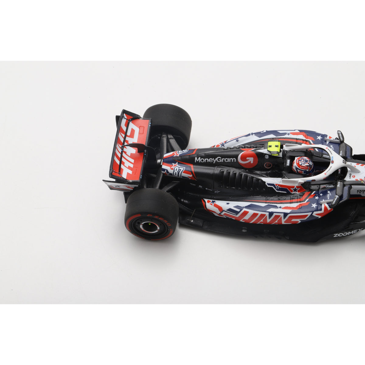 Spark S9647 1:43 - HAAS VF-25 N°87 MoneyGram Haas F1 Team US GP 2025 Oliver Bearman