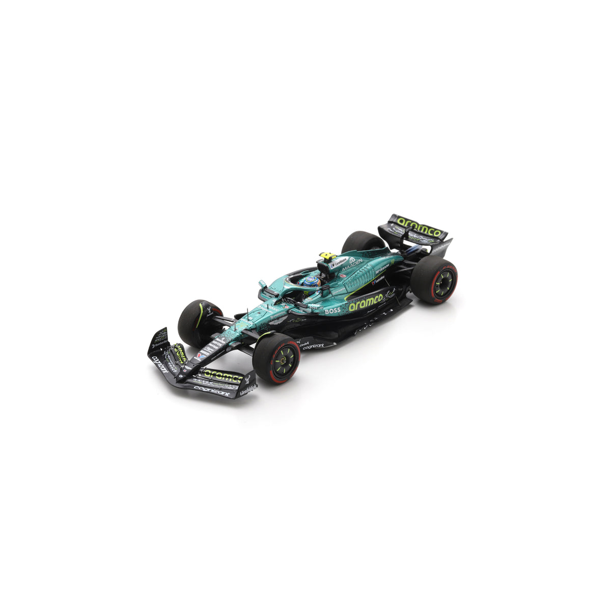 Spark S9648 1:43 - ASTON MARTIN AMR25 N°14 Aston Martin Aramco Formula One Team US GP 2025 Fernando Alonso