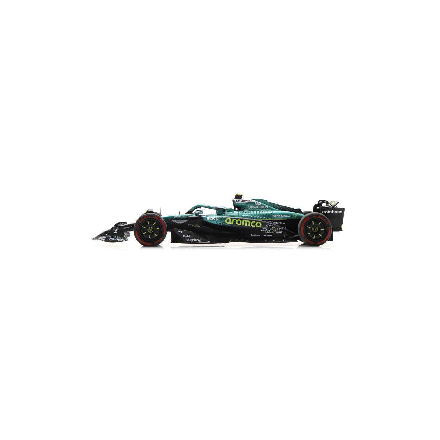 Spark S9648 1:43 - ASTON MARTIN AMR25 N°14 Aston Martin Aramco Formula One Team US GP 2025 Fernando Alonso