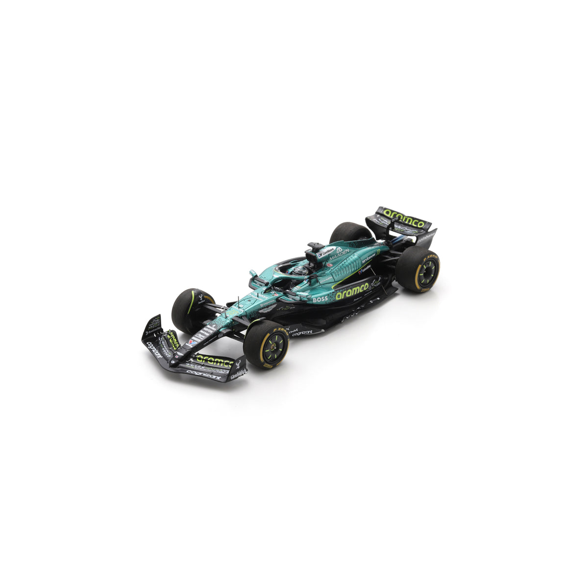 Spark S9649 1:43 - ASTON MARTIN AMR25 N°18 Aston Martin Aramco Formula One Team US GP 2025 Lance Stroll