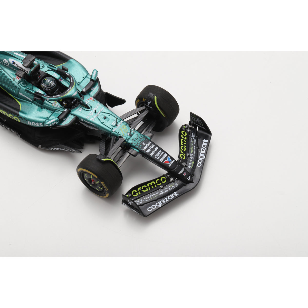 Spark S9649 1:43 - ASTON MARTIN AMR25 N°18 Aston Martin Aramco Formula One Team US GP 2025 Lance Stroll