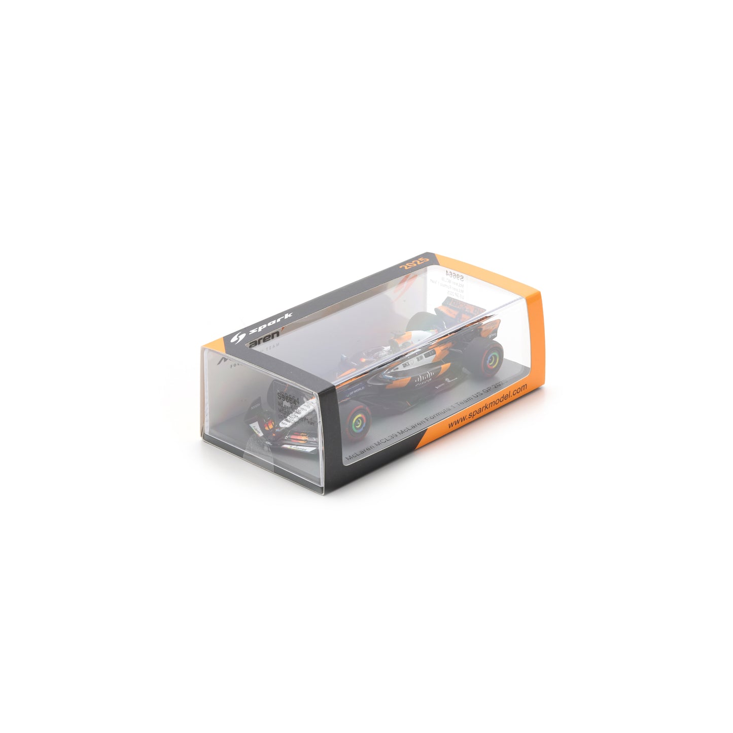 Spark S9664 1:43 - MCLAREN MCL39 N°81 McLaren Formula 1 Team US GP 2025 Oscar Piastri