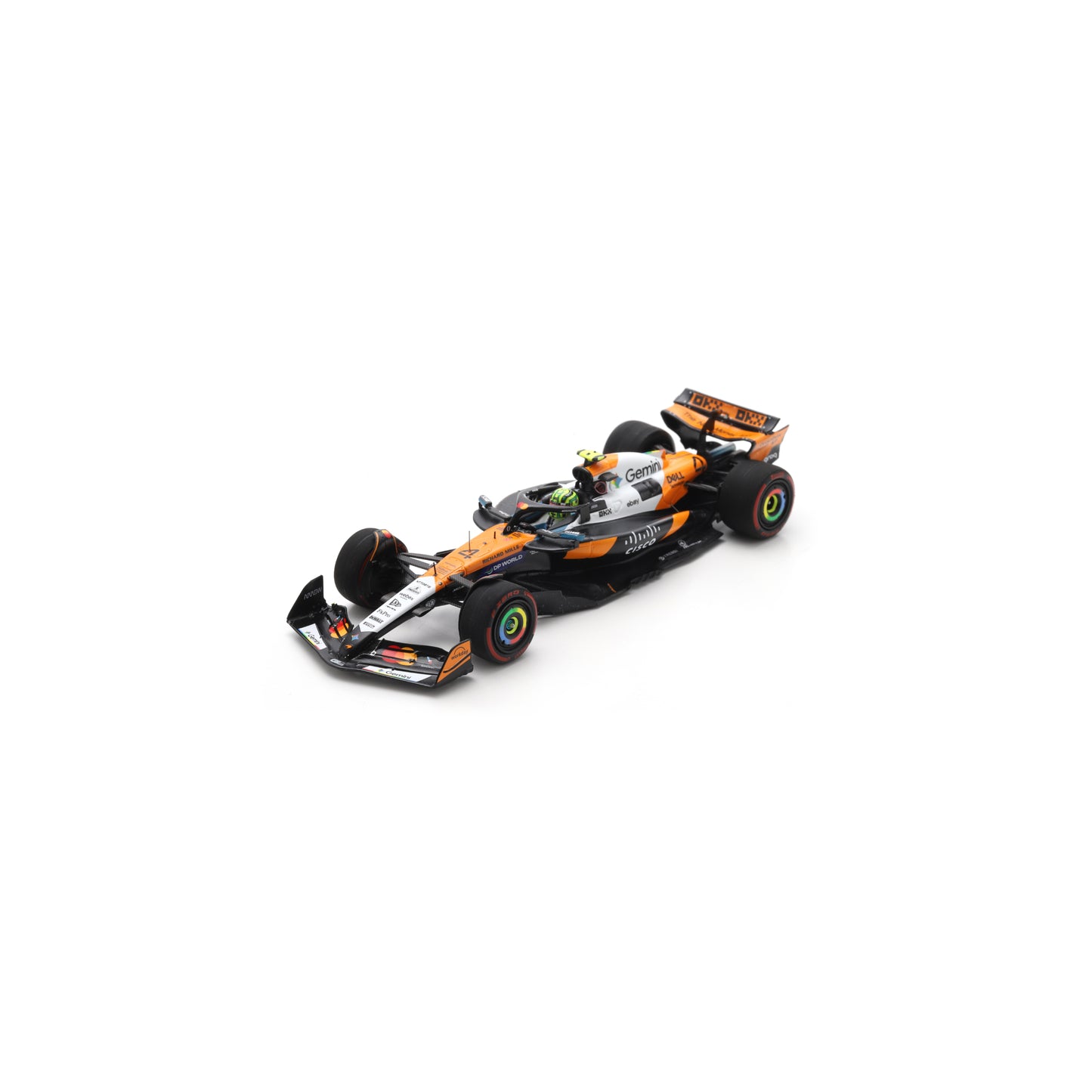 Spark S9665 1:43 - MCLAREN MCL39 N°4 McLaren Formula 1 Team 2nd US GP 2025 Lando Norris