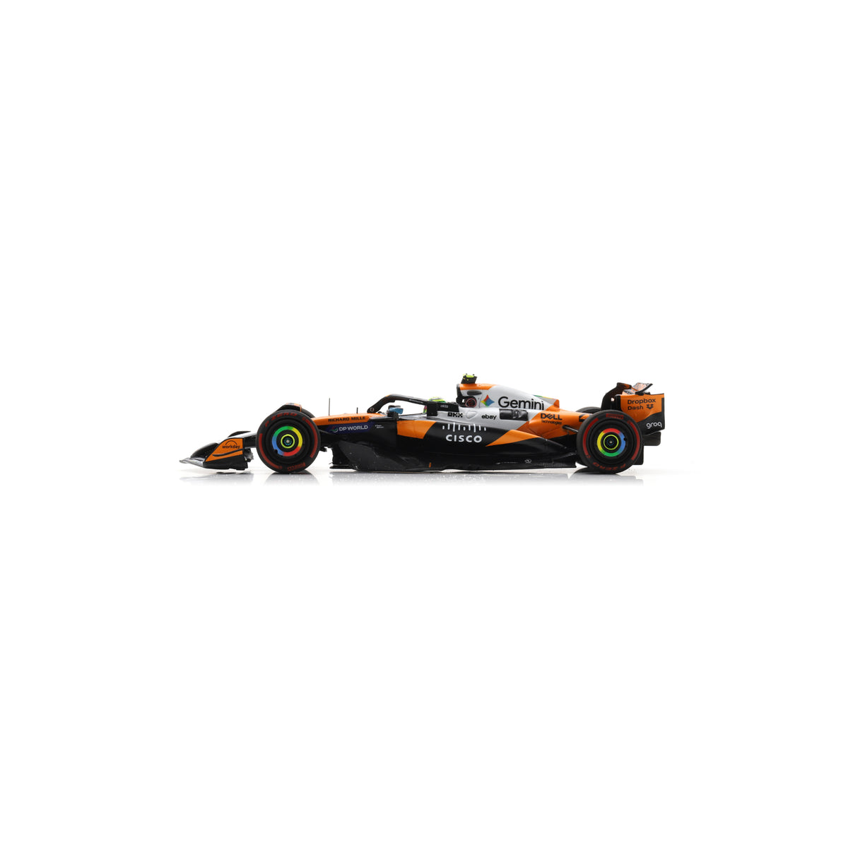 Spark S9665 1:43 - MCLAREN MCL39 N°4 McLaren Formula 1 Team 2nd US GP 2025 Lando Norris