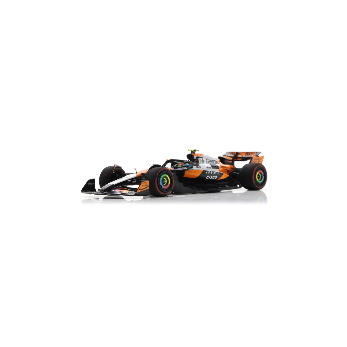 Spark S9665 1:43 - MCLAREN MCL39 N°4 McLaren Formula 1 Team 2nd US GP 2025 Lando Norris