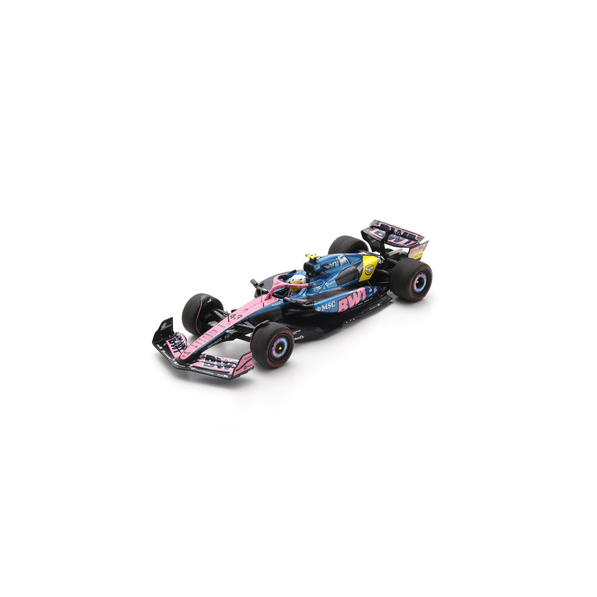 Spark S9667 1:43 - ALPINE A525 N°43 BWT Alpine Formula One Team US GP 2025 Franco Colapinto