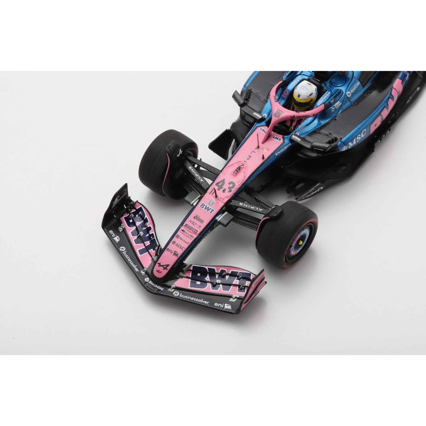Spark S9667 1:43 - ALPINE A525 N°43 BWT Alpine Formula One Team US GP 2025 Franco Colapinto