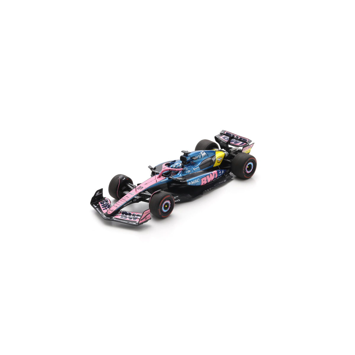 Spark S9668 1:43 - ALPINE A525 N°10 BWT Alpine Formula One Team US GP 2025 Pierre Gasly