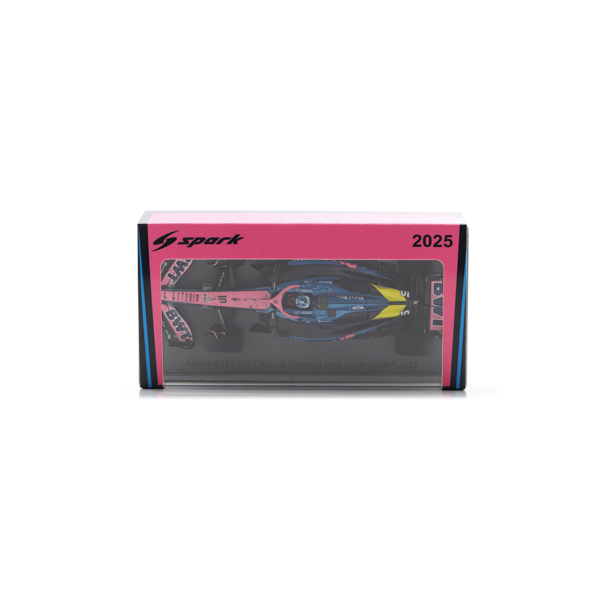 Spark S9668 1:43 - ALPINE A525 N°10 BWT Alpine Formula One Team US GP 2025 Pierre Gasly