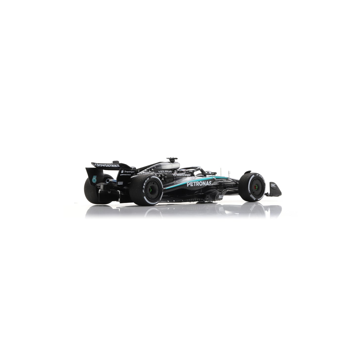Spark S9670 1:43 - MERCEDES W16 N°63 Mercedes-AMG PETRONAS Formula One Team 2nd Las Vegas GP 2025 George Russell 150th GP