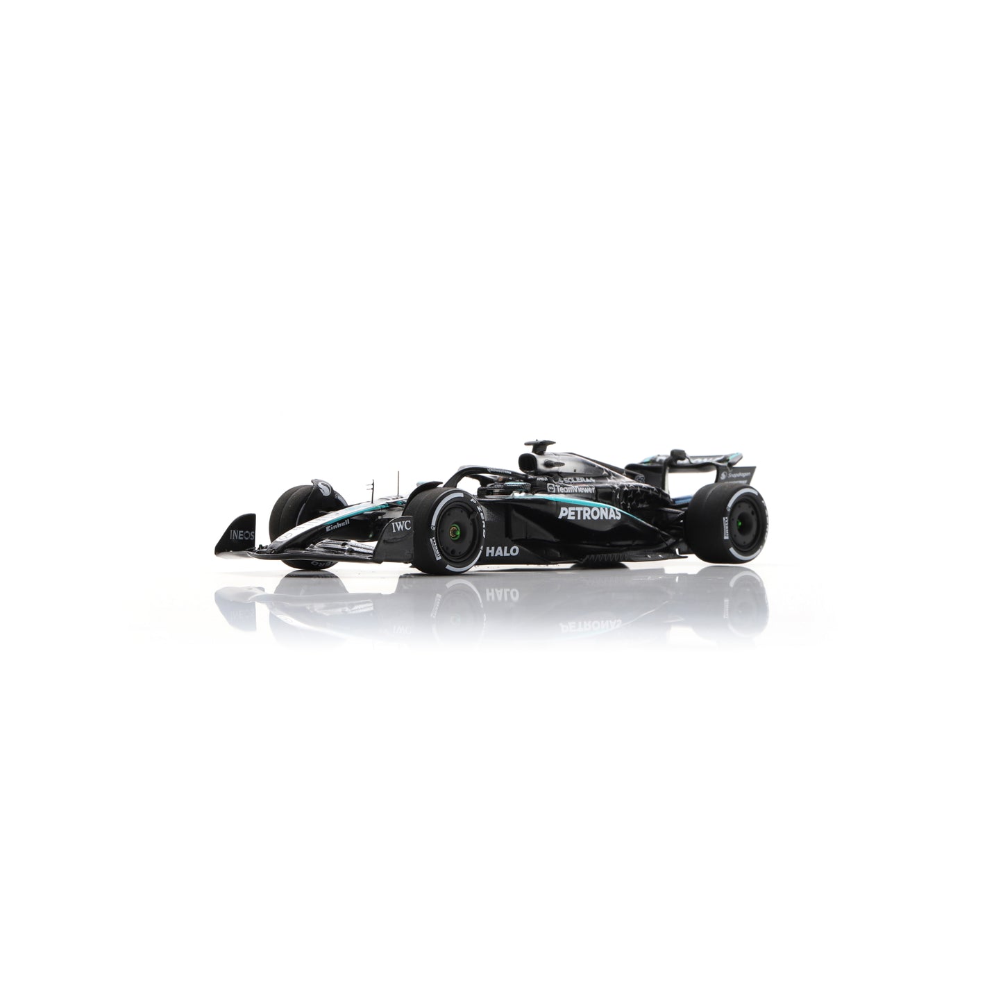 Spark S9670 1:43 - MERCEDES W16 N°63 Mercedes-AMG PETRONAS Formula One Team 2nd Las Vegas GP 2025 George Russell 150th GP
