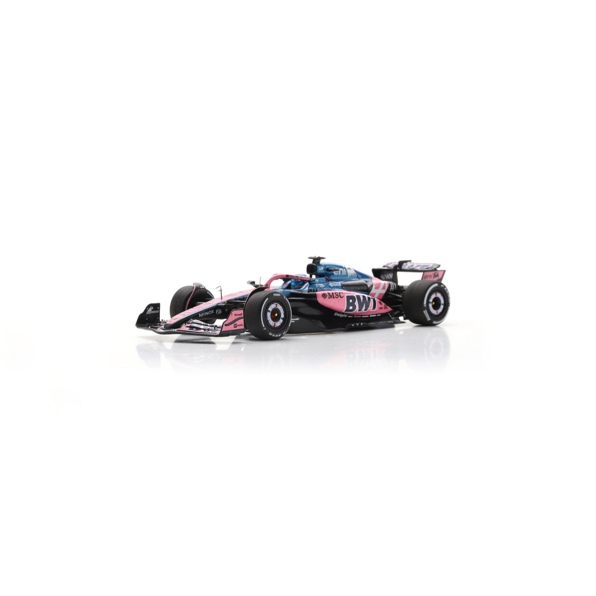Spark S9673 1:43 - ALPINE A525 N°10 BWT Alpine Formula One Team Las Vegas GP 2025 Pierre Gasly