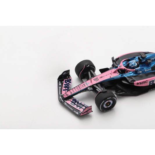 Spark S9673 1:43 - ALPINE A525 N°10 BWT Alpine Formula One Team Las Vegas GP 2025 Pierre Gasly with Pit board