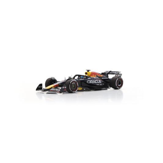 Spark S9677 1:43 - Red Bull Racing RB21 No.1 Oracle Red Bull Racing Winner Abu Dhabi GP 2025 Max Verstappen (with pit board)