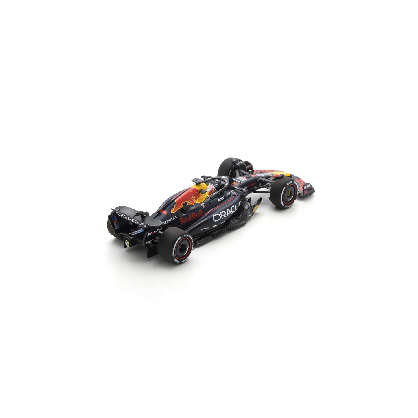 Spark S9677 1:43 - Red Bull Racing RB21 No.1 Oracle Red Bull Racing Winner Abu Dhabi GP 2025 Max Verstappen (with pit board)