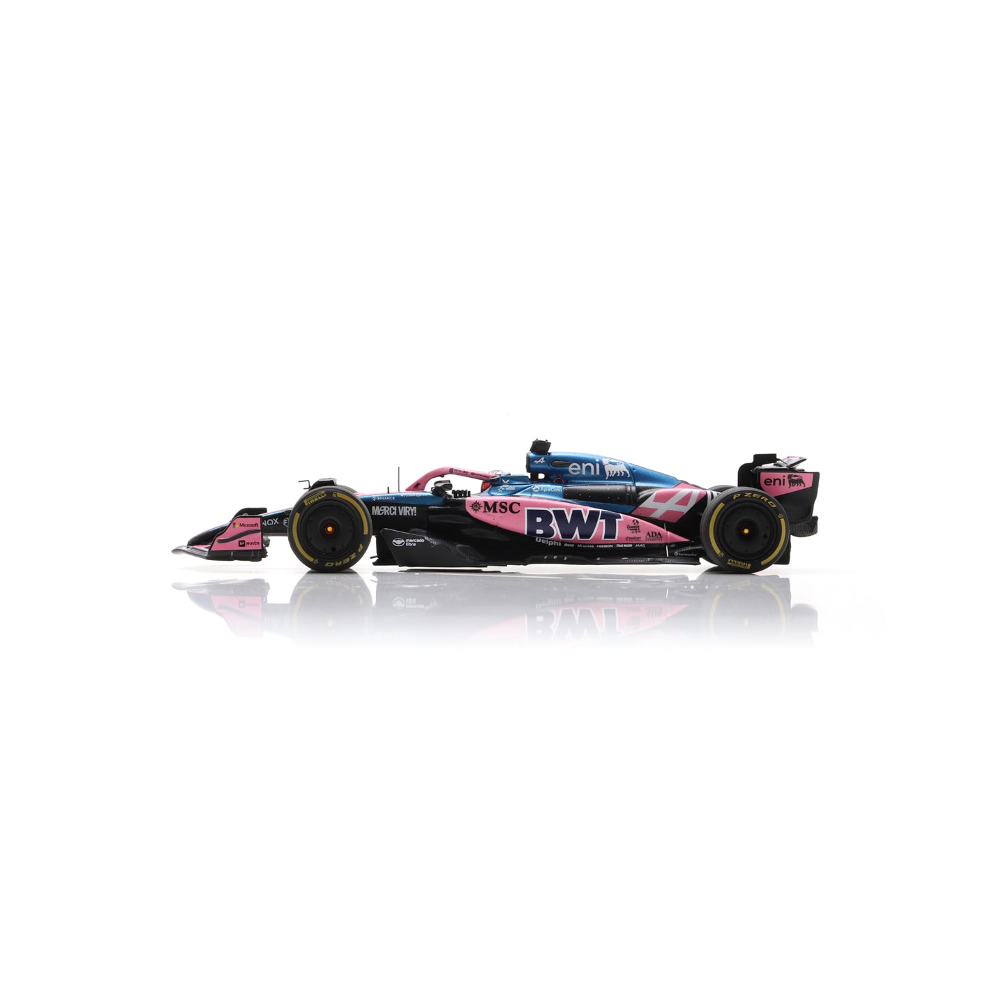 Spark S9682 1:43 - Alpine A525 No.10 BWT Alpine Formula One Team Abu Dhabi GP 2025 Pierre Gasly