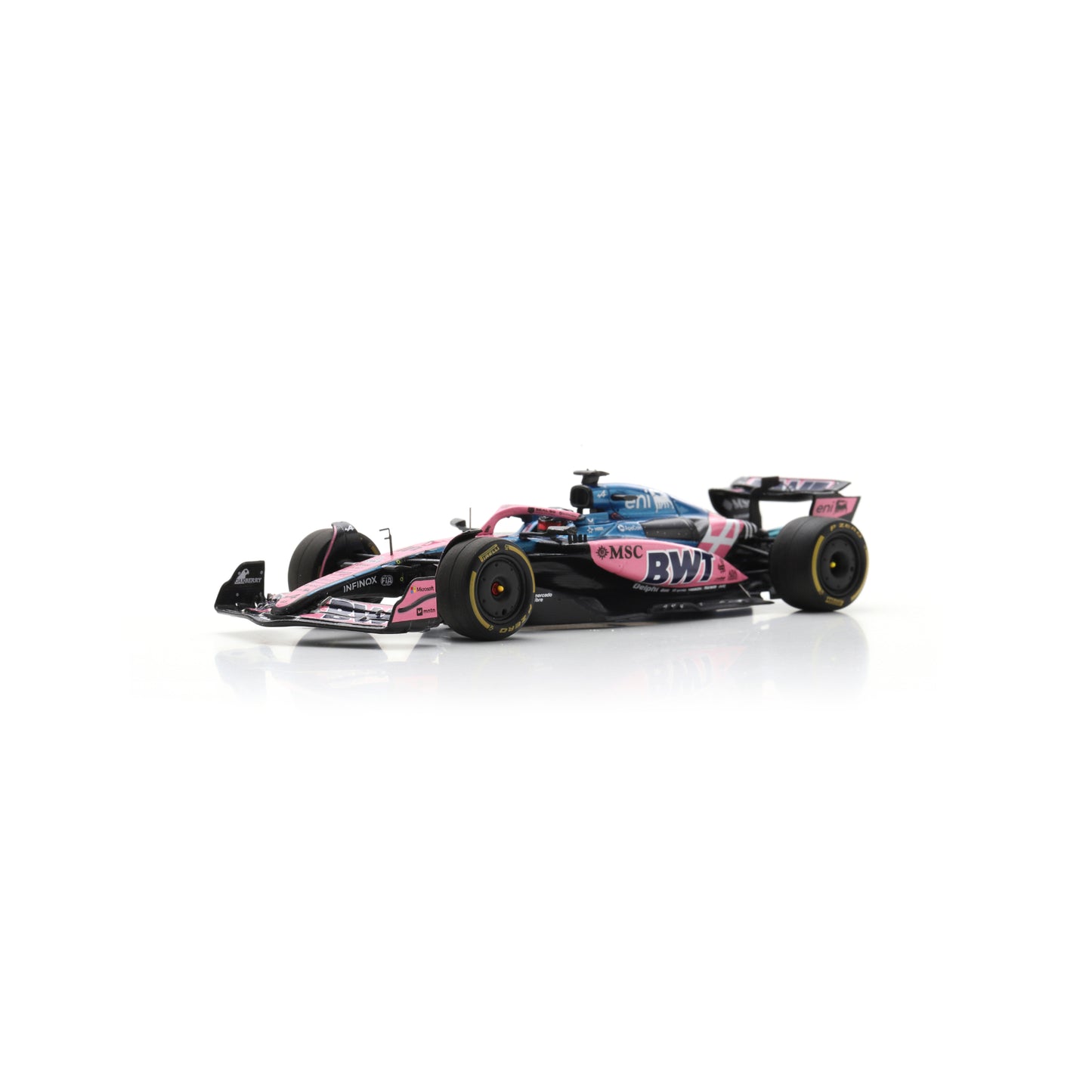 Spark S9682 1:43 - Alpine A525 No.10 BWT Alpine Formula One Team Abu Dhabi GP 2025 Pierre Gasly