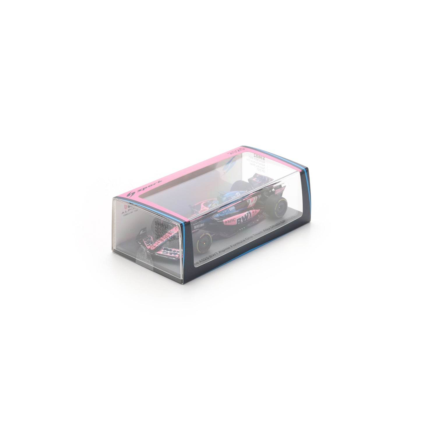 Spark S9682 1:43 - Alpine A525 No.10 BWT Alpine Formula One Team Abu Dhabi GP 2025 Pierre Gasly