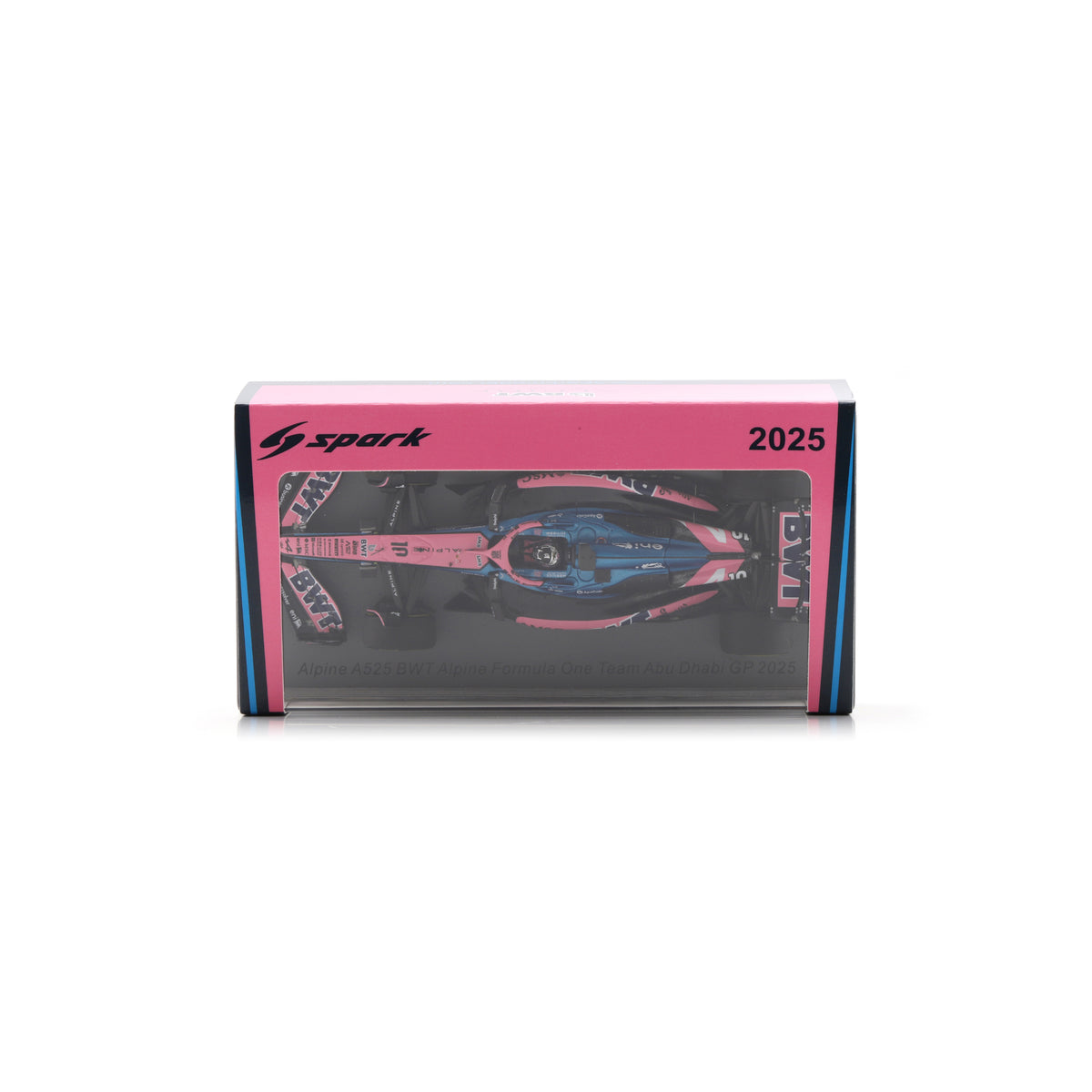 Spark S9682 1:43 - Alpine A525 No.10 BWT Alpine Formula One Team Abu Dhabi GP 2025 Pierre Gasly