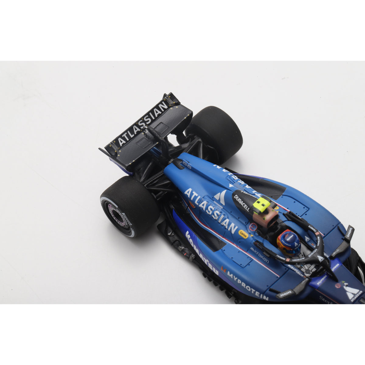 Spark S9683 1:43 - Atlassian Williams FW47 No.55 3rd Qatar GP 2025 Carlos Sainz (with pit board)