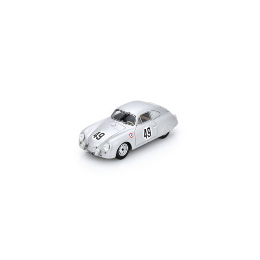 Spark S9704 1:43 - PORSCHE 356 N°49 Le Mans 24H 1953 A. Veuillet - P-M. Müller
