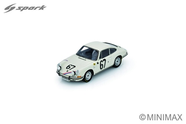PRECOMMANDE - Spark S9757 1:43 - Porsche 911S No.67 Le Mans 24H 1967 P. Boutin - P. Sanson