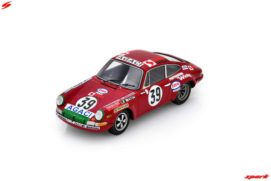 PRECOMMANDE - Spark S9765 1:43 - Porsche 911S N39 11th Le Mans 24H 1971 G. Verrier - G. Foucault