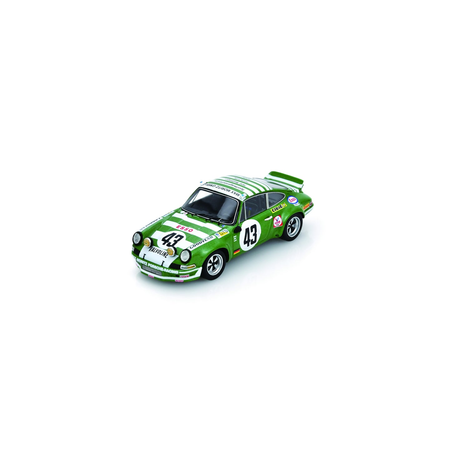 Spark S9784 1:43 - PORSCHE Carrera RSR 2.8 N°43 Le Mans 24H 1973 G. Quist - J. Zink - M. Laub