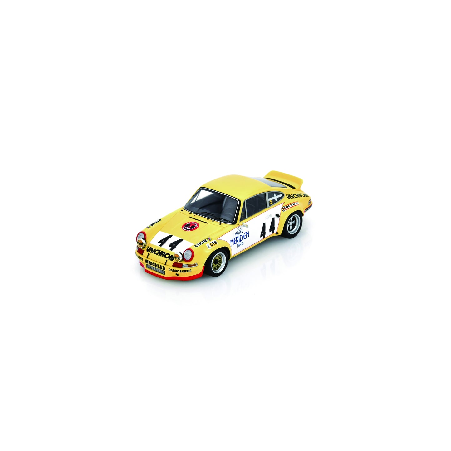 Spark S9785 1:43 - Porsche Carrera No.44 Le Mans 24H 1973 JF. Piot - P. Zbinden