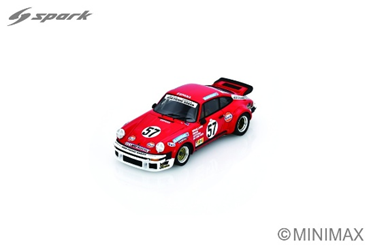 PRECOMMANDE - Spark S9829 1:43 - Porsche 934 No.57 Le Mans 24H 1977 W. Braillard - G. Ortega - N. Koob