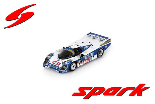 PRE-ORDER - Spark S9865 1:43 - Porsche 956 No.26 8th 24H Le Mans 1985 J. Lässig - J. Pareja - H. Regout 