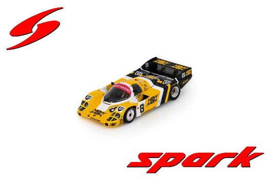 PRE-ORDER - Spark S9866 1:43 - Porsche 956 No.8 24H Le Mans 1985 P. Belmondo - M. de Narvaez - K. Miller 