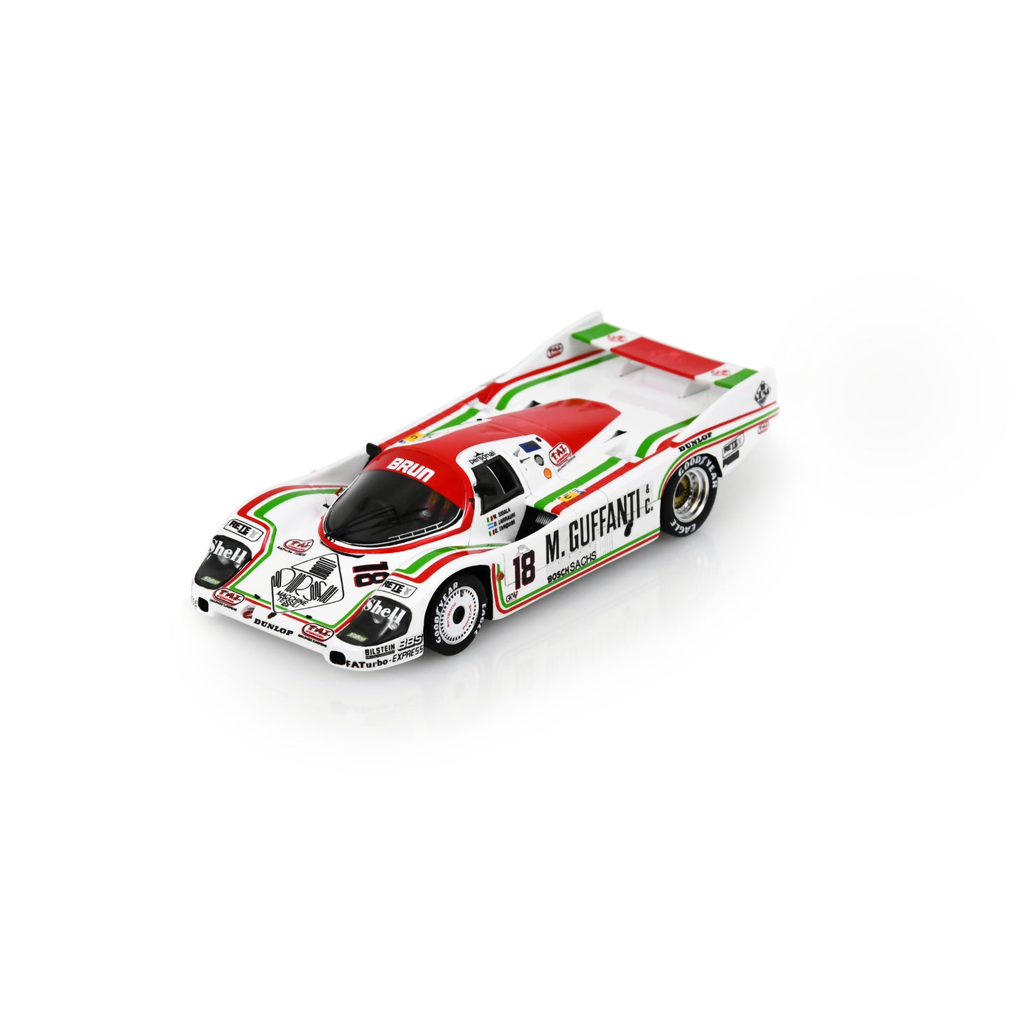 Spark S9867 1:43 - Porsche 956 No.8 24H Le Mans 1985 P. Belmondo - M. de Narvaez - K. Miller 