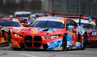 PRECOMMANDE - Spark SA297 1:43 - BMW M4 GT3 N°31 Team WRT 3ème FIA GT World Cup Macau 2024 - Sheldon van der Linde (300ex.)