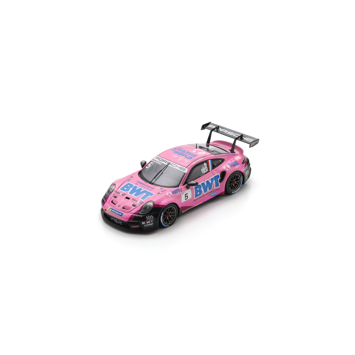 Spark SA315 1:43 - Porsche 911 GT3 Cup No.5 Porsche Carrera Cup Asia Champion 2025 Dylan Pereira