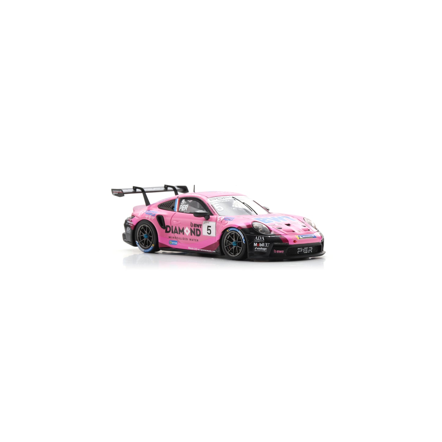 Spark SA315 1:43 - Porsche 911 GT3 Cup No.5 Porsche Carrera Cup Asia Champion 2025 Dylan Pereira
