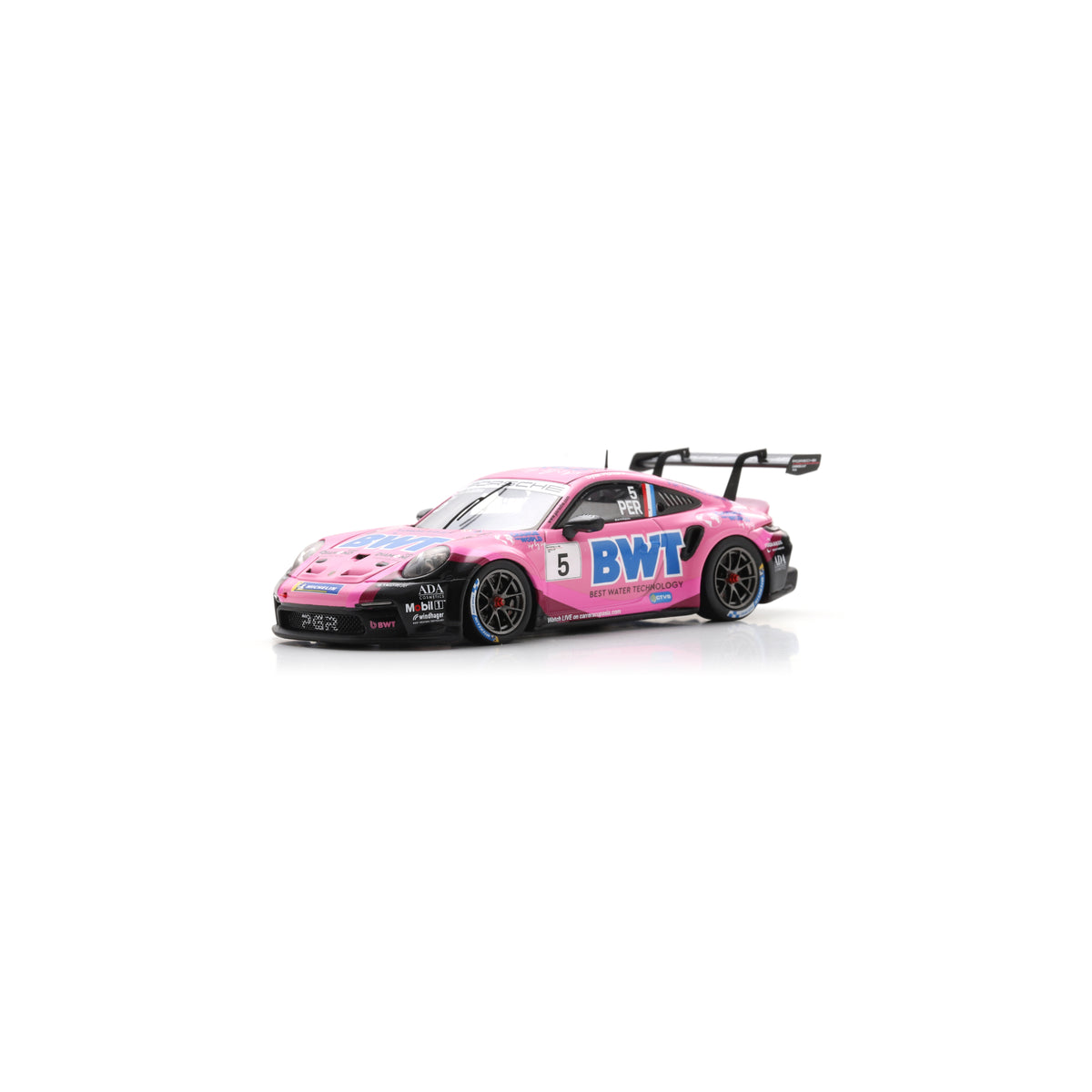 Spark SA315 1:43 - Porsche 911 GT3 Cup No.5 Porsche Carrera Cup Asia Champion 2025 Dylan Pereira