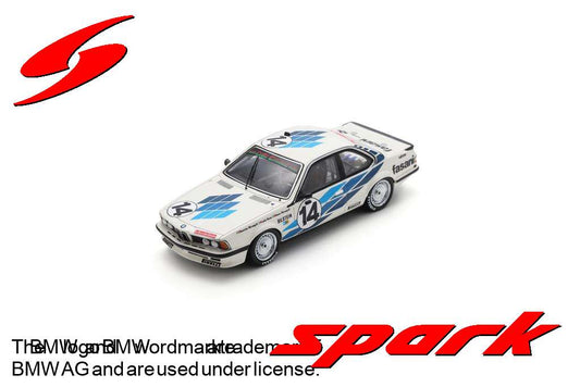 PRECOMMANDE - Spark SB665 1:43 - BMW 635 Csi No.14 24H Spa 1986 M. Micangeli - C.Rossi - M. Micangeli Limited (300ex)