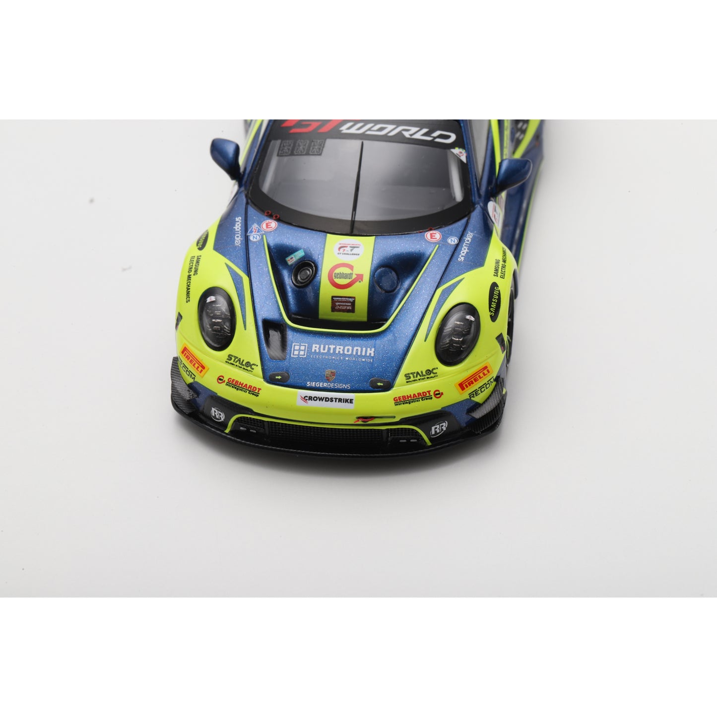 Spark SB850 1:43 - Porsche 911 GT3 R (992) No.96 Rutronik Racing 2nd 24H Spa 2025 S. Müller - P. Niederhauser - A. Picariello Limited (400ex.)