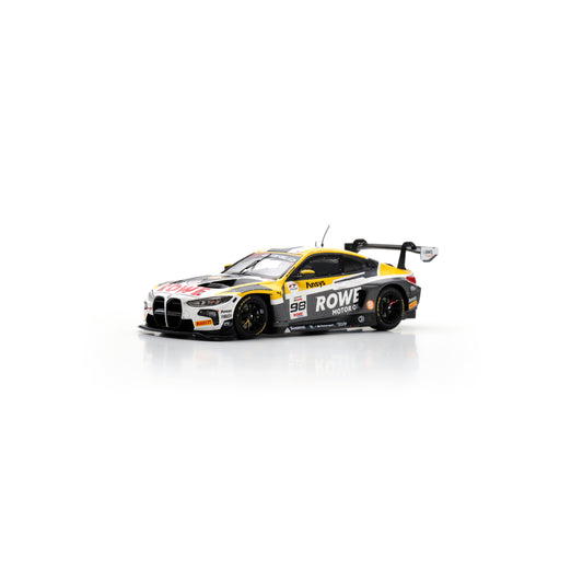 Spark SB851 1:43 - BMW M4 GT3 EVO No.98 Rowe Racing 5th 24H Spa 2025 A. Farfus - J. Krohn - R. Marciello Limited (300ex.)
