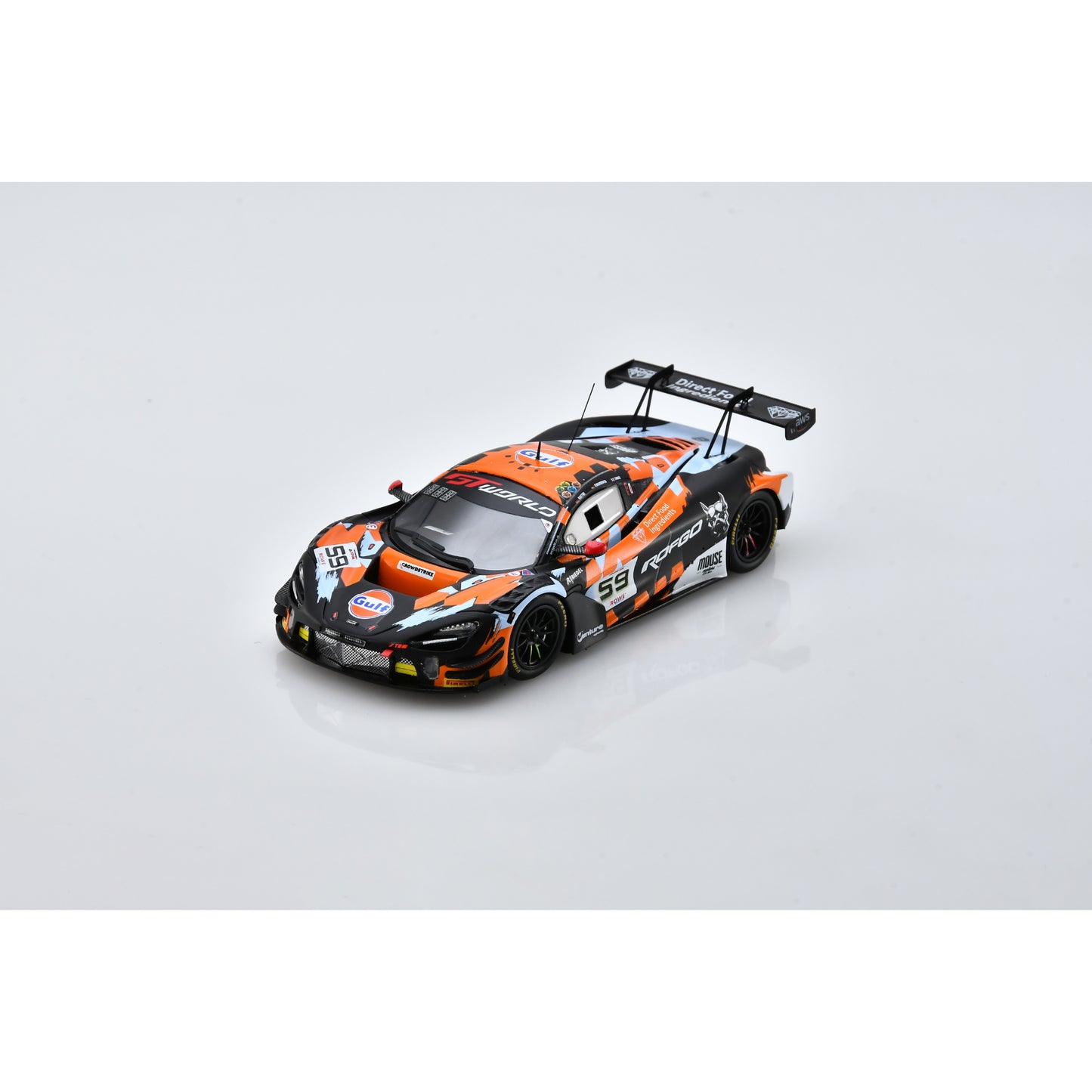 Spark SB852 1:43 - McLaren 720S GT3 EVO No.59 Garage 59 6th 24H Spa 2025 J. Loake - M. Kirchhöfer - B. Goethe Limited (300ex.)