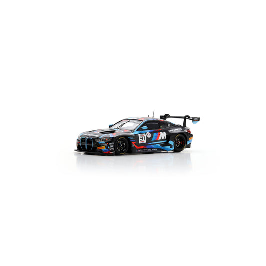 Spark SB854 1:43 - BMW M4 GT3 EVO No.31 Team WRT 8th 24H Spa 2025 D. Vanthoor - S. van der Linde - M. Wittmann Limited (300 ex.)