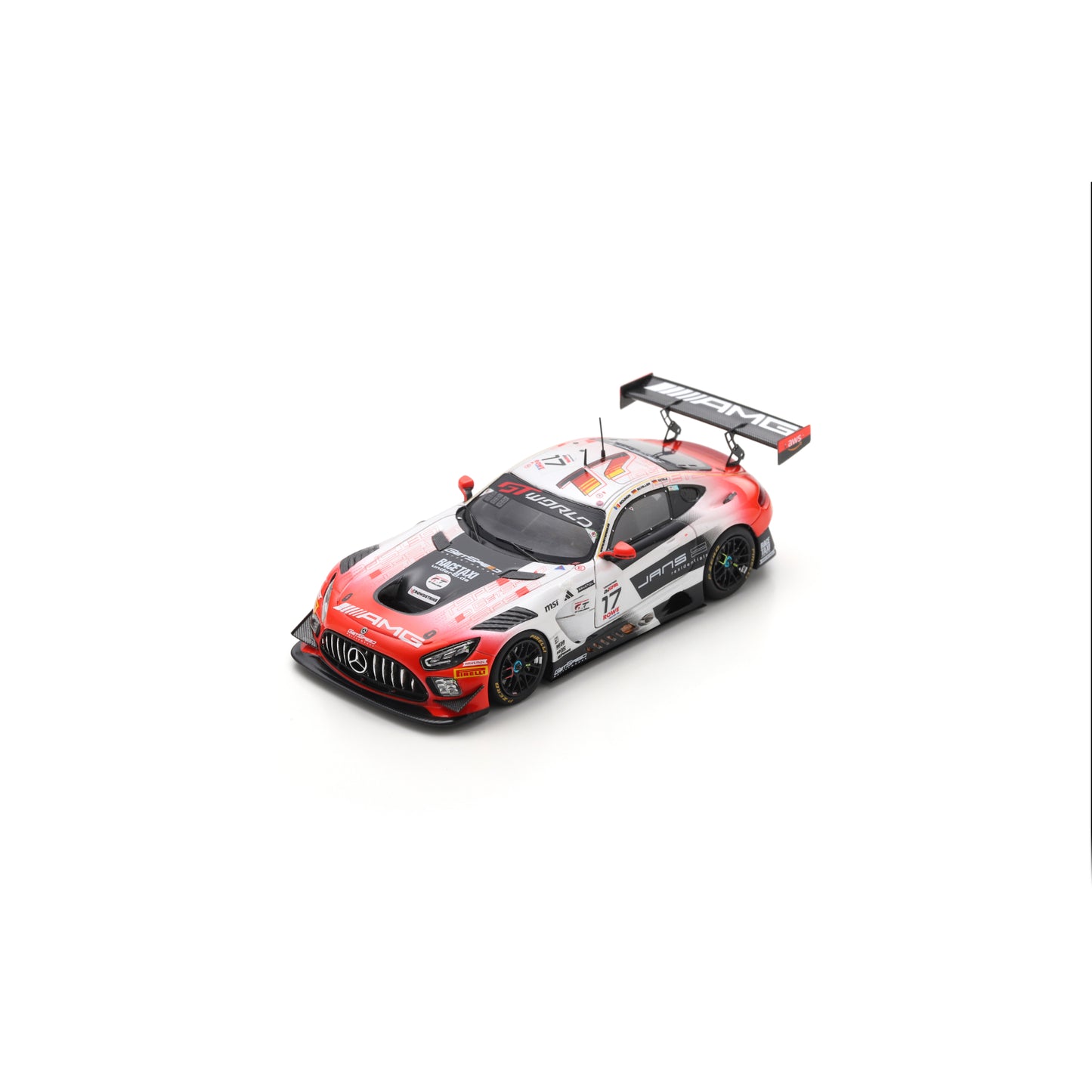 Spark SB868 1:43 - Mercedes-AMG GT3 EVO No.17 M-AMG Team GetSpeed 24H Spa 2025 L. Stolz - J. Gounon - F. Schiller Limited (300 ex.)
