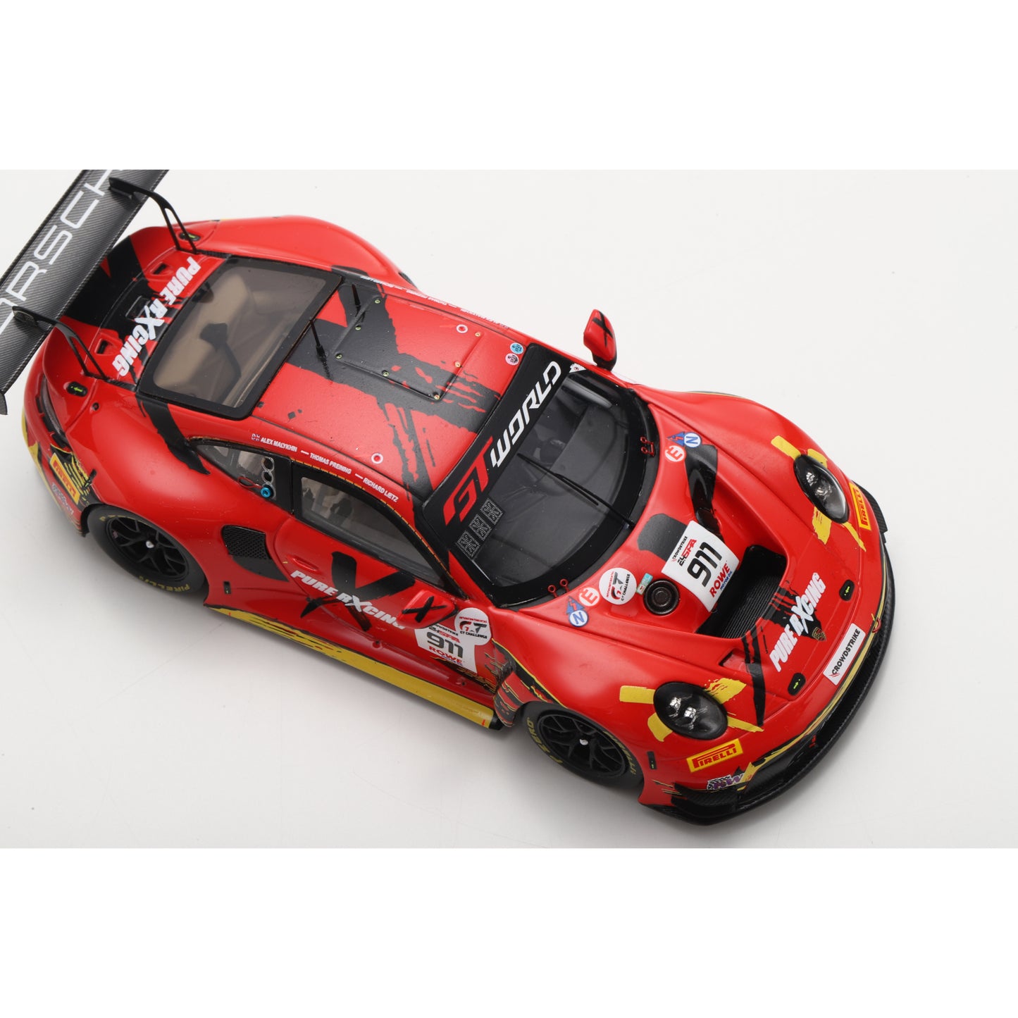 Spark SB870 1:43 - Porsche 911 GT3 R (992) No.911 Pure Rxcing 24H Spa 2025 R. Lietz - A. Malykhin - T. Preining Limited (300ex.)