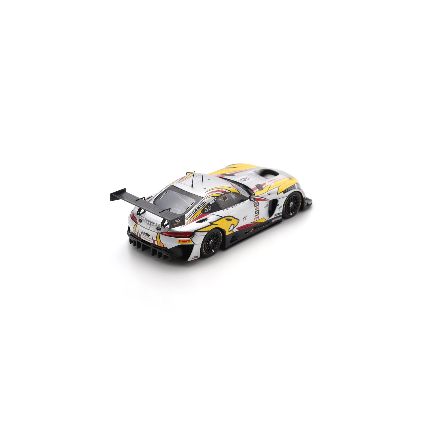 Spark SB871 1:43 - Mercedes-AMG GT3 EVO No.9 Boutsen VDS 24H Spa 2025 M. Grenier - M. Götz - M. Martin Limited (300ex.)